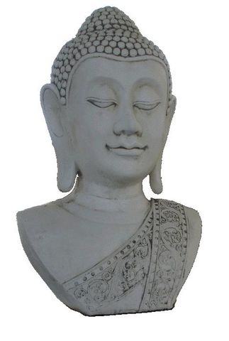 DECO GRANIT - Figurine-DECO GRANIT-Buste de Bouddha en pierre reconstituée