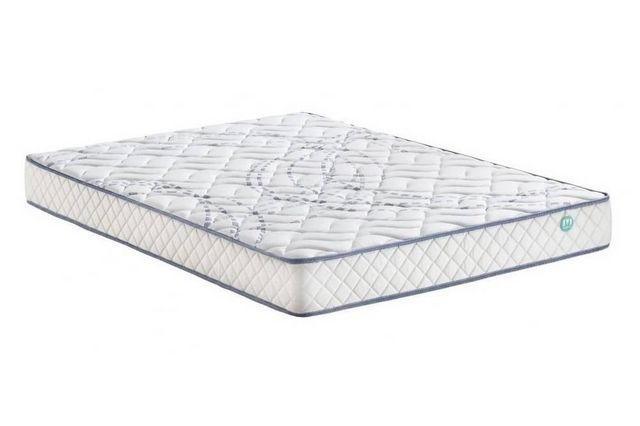 WHITE LABEL - Spring mattress-WHITE LABEL-Matelas MEKY MERINOS longueur couchage 190cm épais