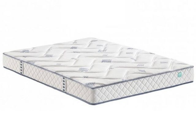WHITE LABEL - Spring mattress-WHITE LABEL-Matelas TONKAI MERINOS longueur couchage 190cm épa