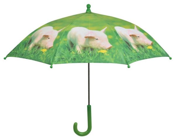 KIDS IN THE GARDEN - Umbrella-KIDS IN THE GARDEN-Parapluie enfant La ferme Cochon