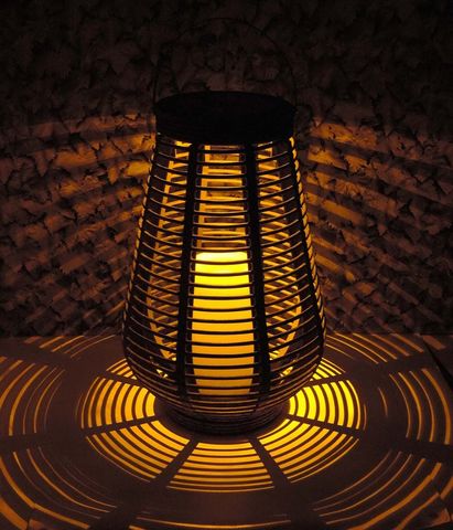 MUNDUS - Outdoor lantern-MUNDUS-Lanterne solaire ajoutée en plastique Karaïb