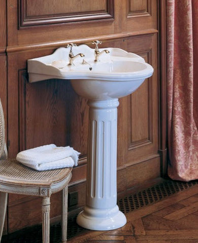 Herbeau - Pedestal washbasin-Herbeau-Carla