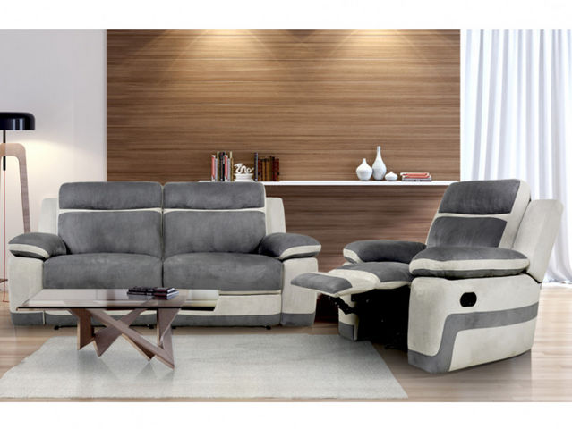 WHITE LABEL - Recliner sofa-WHITE LABEL-Canapé TALCA
