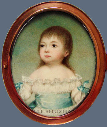 ELLE SHUSHAN - Portrait-ELLE SHUSHAN-Portrait miniature