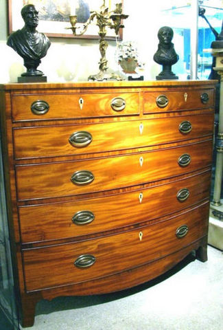 ERNEST JOHNSON ANTIQUES - Chest of drawers-ERNEST JOHNSON ANTIQUES-Federal style chest of Drawers