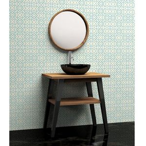 BOIS DESSUS BOIS DESSOUS - meuble de salle de bain en bois de teck 80 - Badezimmerspiegel