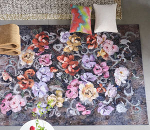 Designers Guild - flower damson - Moderner Teppich