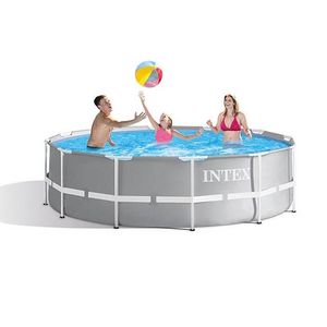 INTEX - tubulaire ronde - Pool Mit Stahlohrkasten