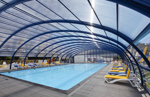 AbrisudPro - -cintré - Große Schwimmbad Überdachung Für Profis