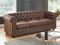 Sitzgruppe-WHITE LABEL-Canapé CHESTERFIELD