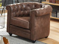 Sitzgruppe-WHITE LABEL-Canapé CHESTERFIELD