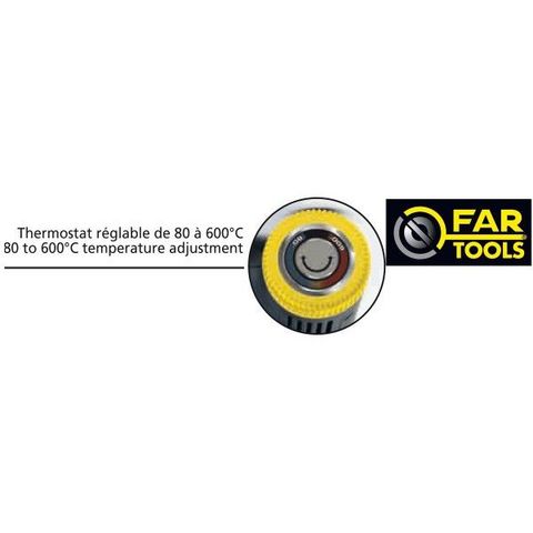 FARTOOLS - Thermische Schleifmaschine-FARTOOLS-Décapeur thermique 2000 watts pro Fartools