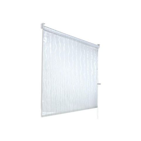 WHITE LABEL - Duschvorhang-WHITE LABEL-Rideau store de douche verticale 105 cm