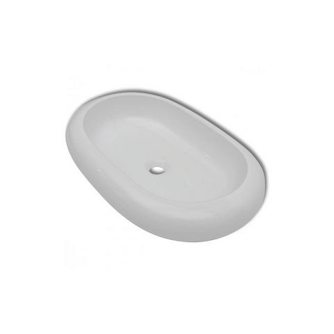WHITE LABEL - Waschbecken-WHITE LABEL-Vasque lavabo à poser céramique