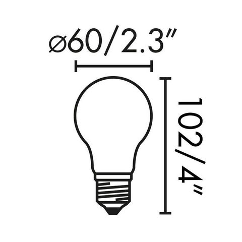 FARO - LED Lampe-FARO-Ampoule LED E27 7W 2700K 800lm