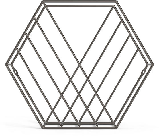 Umbra - Zeitungsständer-Umbra-Rangement magazine structure hexagonale Zina