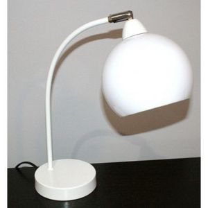 International Design - lampe arc boule - couleur - blanc - Lámpara De Sobremesa