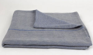 ABBATTE - blue linen - Mantel Rectangular