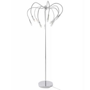 WHITE LABEL - lampe de sol design palmier - Lámpara De Pie