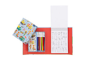 BERTOY - colouring sets construction - Cuaderno Para Colorear