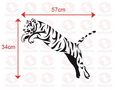 Adhesivo-WHITE LABEL-Sticker Tigre