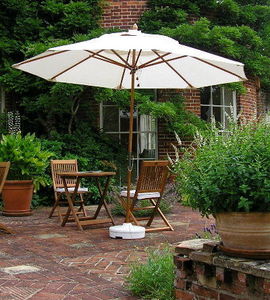 Chairs And Tables - 2.4m round parasol - Ombrellone
