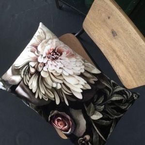 ELLIE - dark floral  - Cuscino Rettangolare