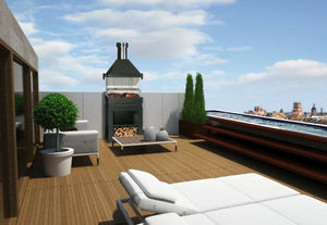 FERLUX - modelo patio - Barbecue A Legna