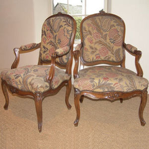 Set 2 sedie conchiglia in velluto naturale - Pedersen