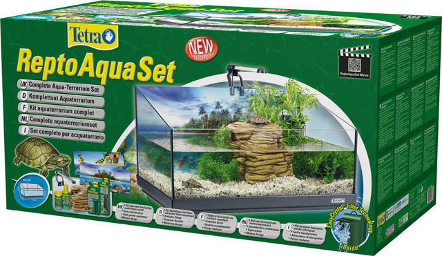 Tetra - Acquario-Tetra-Aquaterrarium 80l kit complet 76x38x37cm