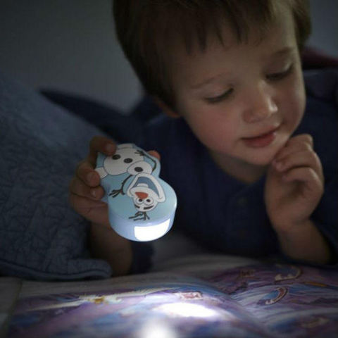 Philips - Luce notturna bambino-Philips-DISNEY - Lampe torche à pile LED Olaf Reine des Ne