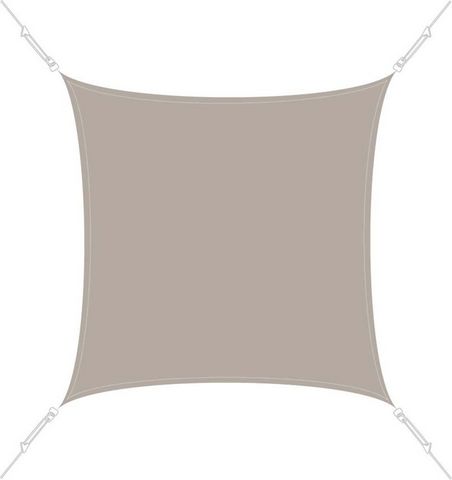 EASY SAIL - Tenda da esterno-EASY SAIL-Voile d'ombrage carrée 4 x 4m