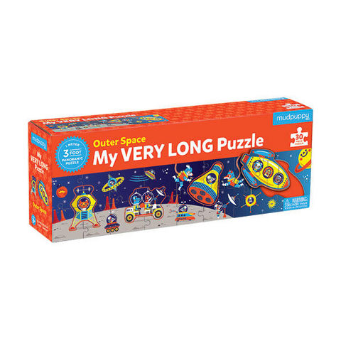 BERTOY - Puzzle per bambini-BERTOY-30 pc Long Puzzle Outer Space