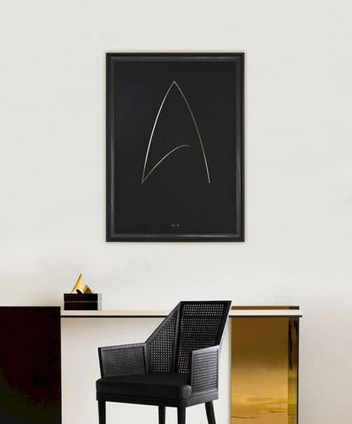 THE THIN GOLD LINE - Quadro contemporaneo-THE THIN GOLD LINE-The Final Frontier